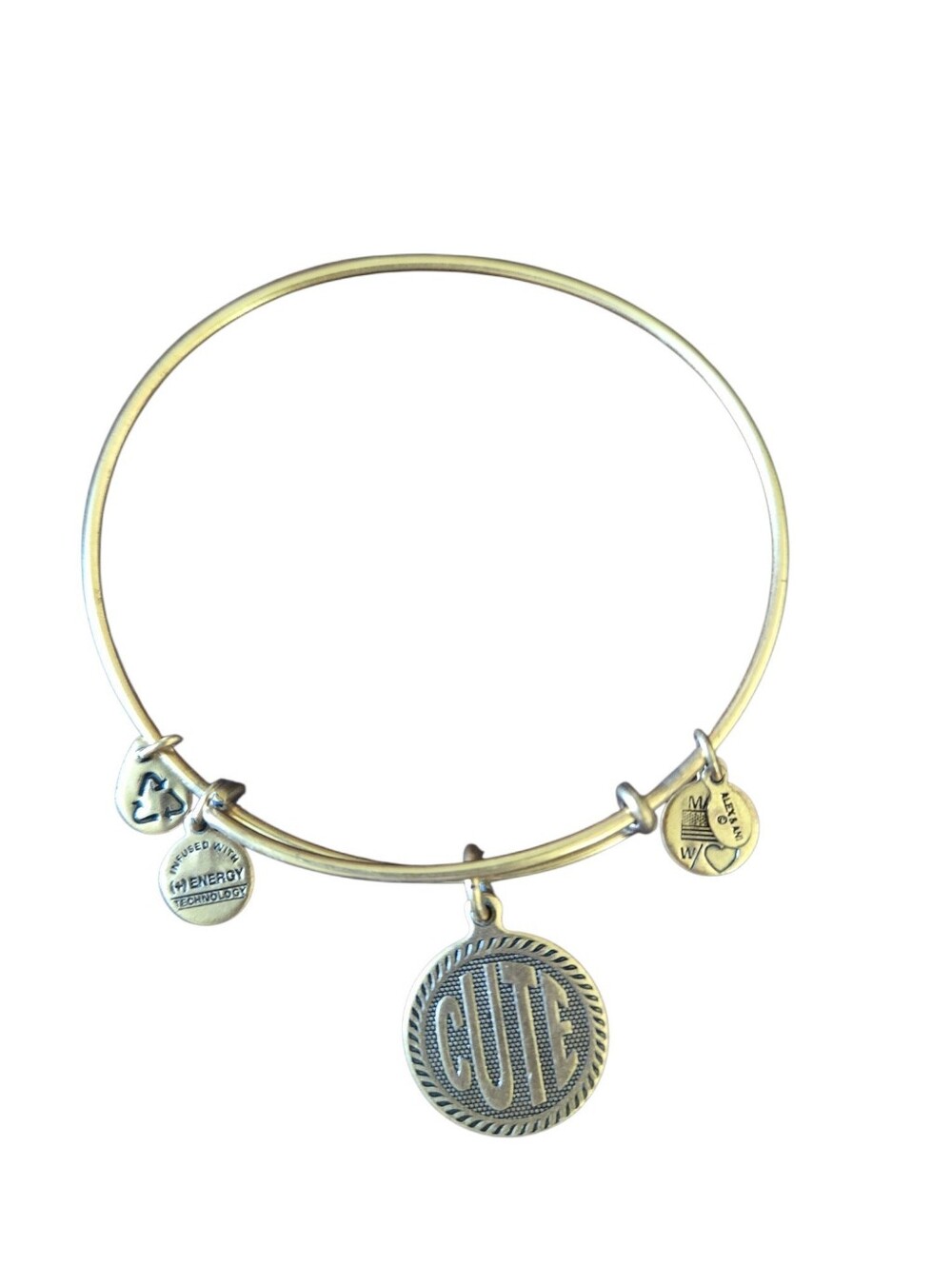 Alex and Ani Gold Toned Cute Bracelet